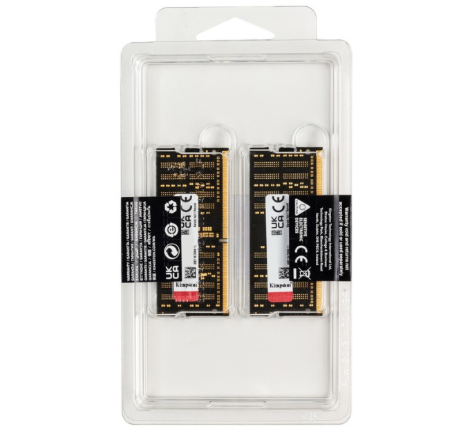 Оперативна пам'ять SO-DIMM 2x32GB/3200 DDR4 Kingston Fury Impact (KF432S20IBK2/64)