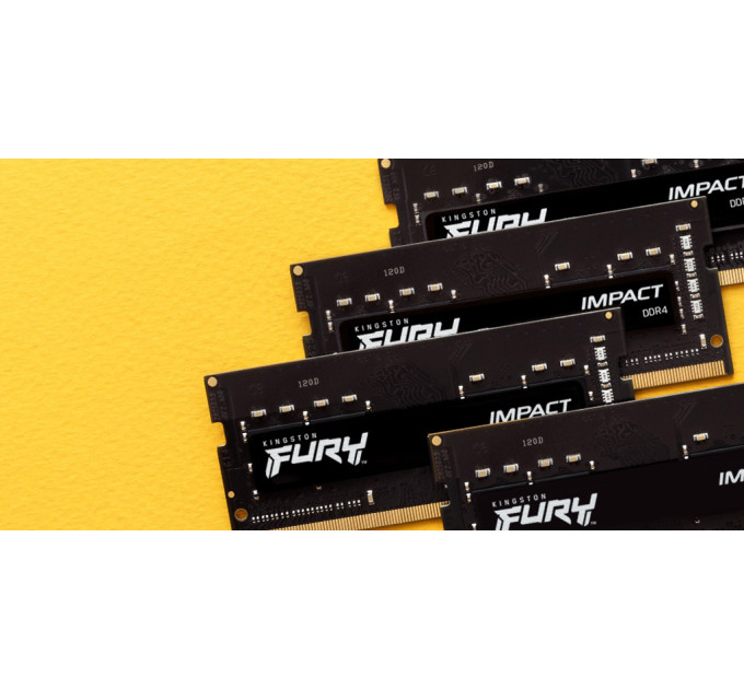 Kingston Оперативна пам'ять SO-DIMM 2x16GB/3200 DDR4 Kingston Fury Impact (KF432S20IBK2/32)