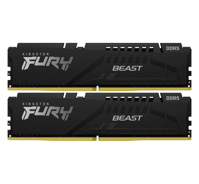Оперативна пам’ять Kingston Fury Beast Black (2x16GB) (KF552C40BBK2-32) 32GB DDR5 PC5-51200 (5200 MHz)