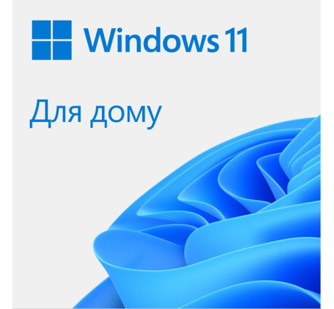 Microsoft Операційна система Microsoft Windows 11 Home 64Bit Ukrainian 1pk DSP OEI DVD KW9-00661