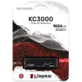 Накопичувач SSD  1024GB Kingston KC3000 M.2 2280 PCIe 4.0 x4 NVMe 3D TLC (SKC3000S/1024G)