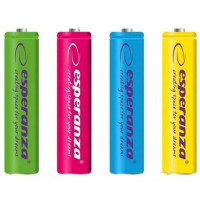 Акумулятор  Esperanza EZA106 AA(HR06) 2600mAh 1x4 шт. мікс кольорів
