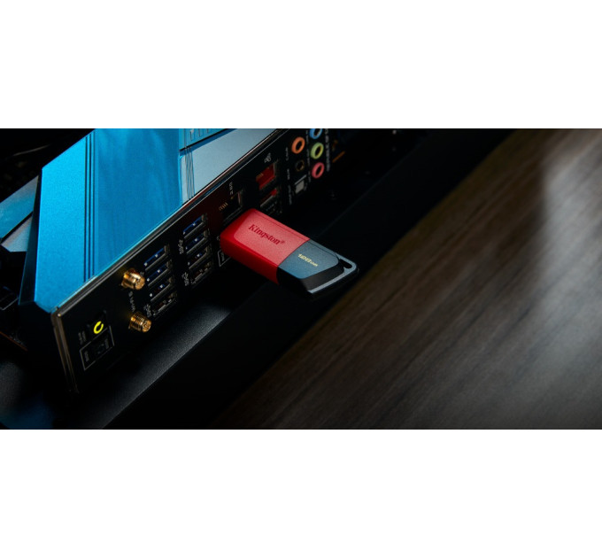 Kingston Флешка USB3.2 64GB Kingston DataTraveler Exodia M Black/Blue (DTXM/64GB)