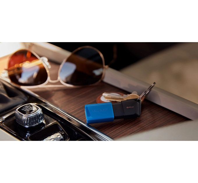 Kingston Флешка USB3.2 64GB Kingston DataTraveler Exodia M Black/Blue (DTXM/64GB)