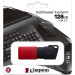 Флешка 128GB USB 3.2 Kingston DataTraveler Exodia M (DTXM/128GB) Black/Red