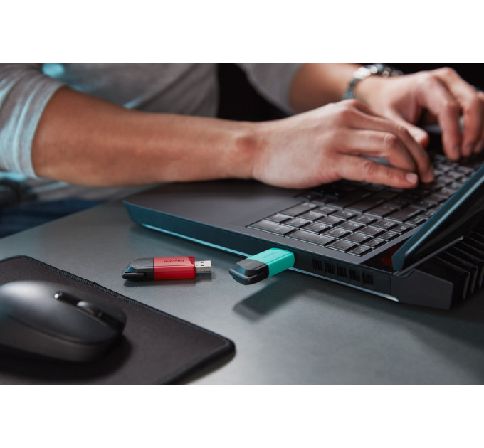 Флешка 128GB USB 3.2 Kingston DataTraveler Exodia M (DTXM/128GB) Black/Red