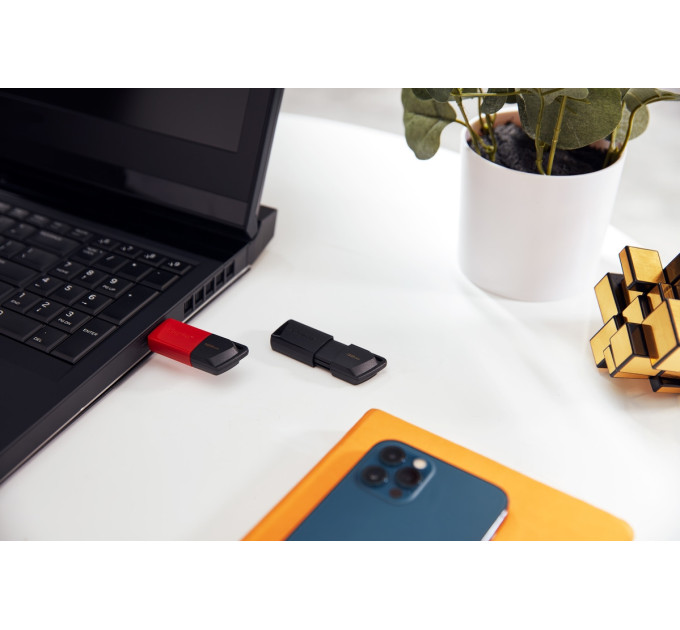 Флешка 128GB USB 3.2 Kingston DataTraveler Exodia M (DTXM/128GB) Black/Red