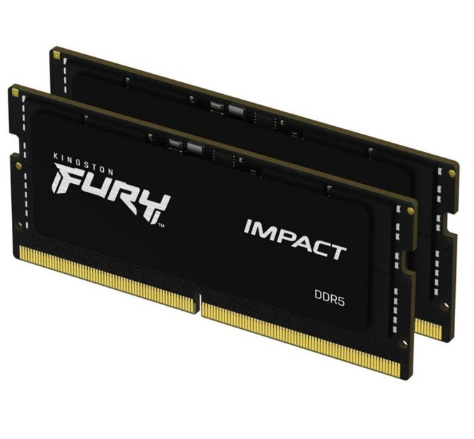 Оперативна пам'ять Kingston SODIMM FURY Impact DDR5 4800 32GB KIT (16GBx2)