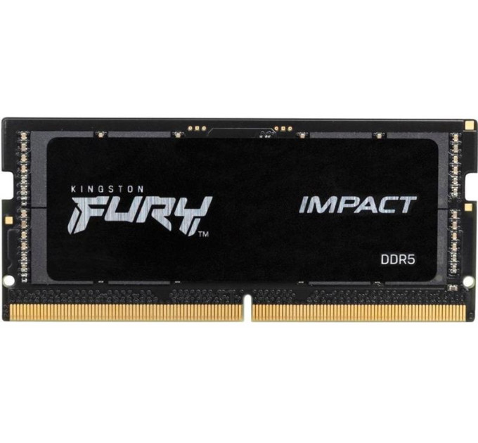 Оперативна пам'ять Kingston SODIMM FURY Impact DDR5 4800 32GB KIT (16GBx2)
