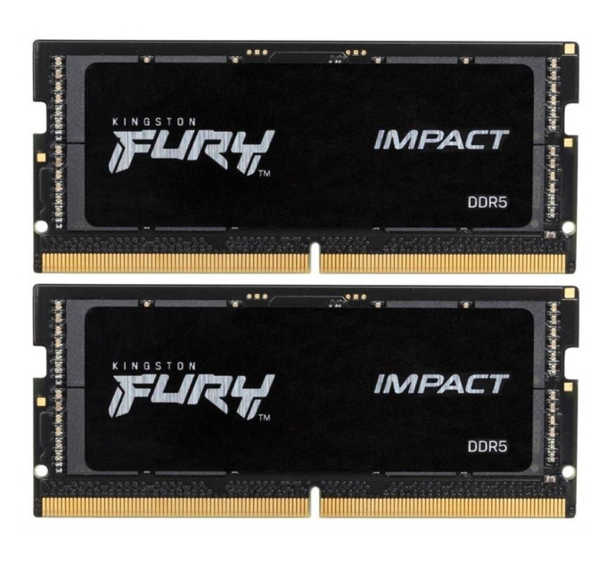 Оперативна пам'ять Kingston SODIMM FURY Impact DDR5 4800 32GB KIT (16GBx2)