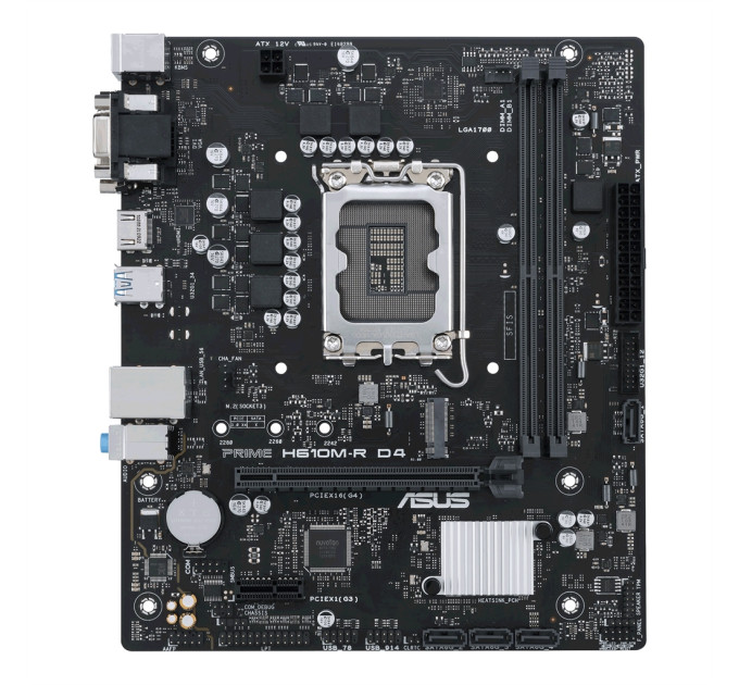 Материнська плата Asus Prime H610M-R D4-SI Socket 1700