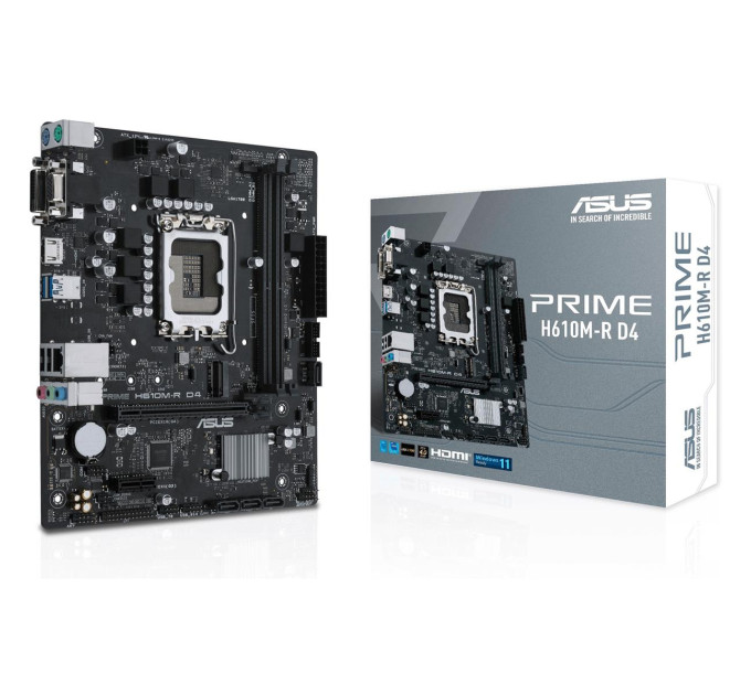 Материнська плата Asus Prime H610M-R D4-SI Socket 1700