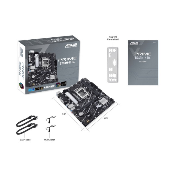 Материнська плата  Asus Prime B760M-K D4 Socket 1700