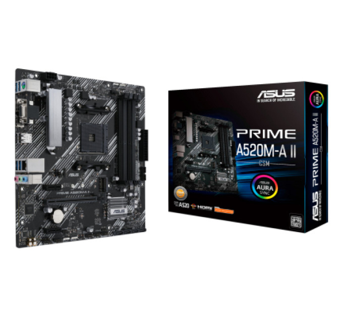 ASUS Материнська плата ASUS PRIME A520M-A II/CSM