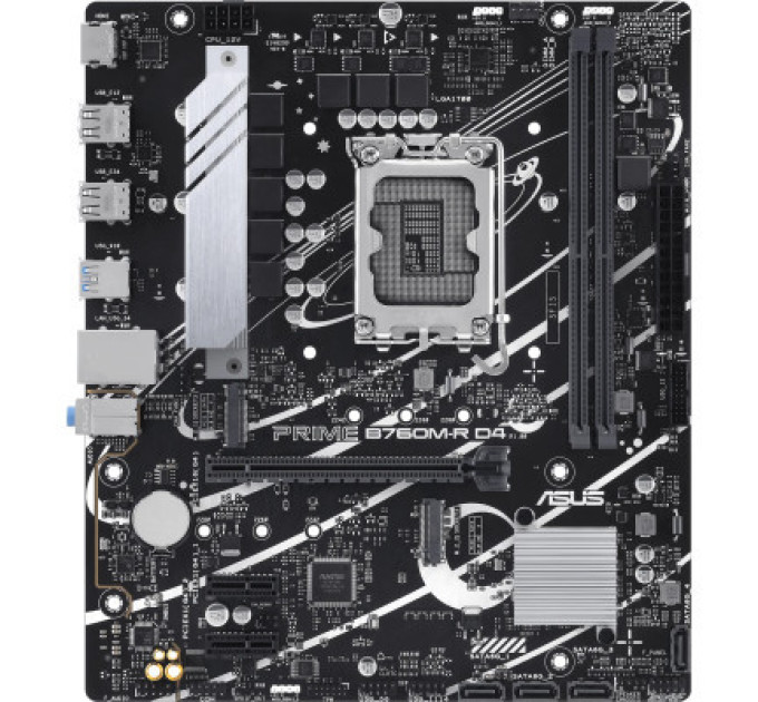 ASUS Материнська плата ASUS PRIME B760M-R D4