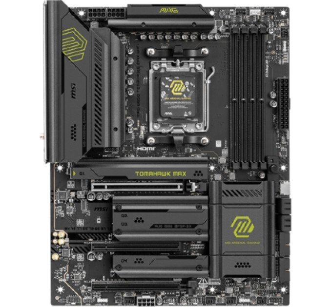 MSI Материнська плата MSI MAG B850 TOMAHAWK MAX WIFI