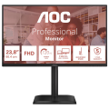 AOC Монiтор TFT AOC 23.8" 24E4CV IPS FHD 120Hz HDMI DP USB-C RJ-45 Pivot USB MM Black