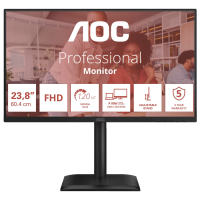 Монiтор TFT AOC 23.8" 24E4CV IPS FHD 120Hz HDMI DP USB-C RJ-45 Pivot USB MM Black