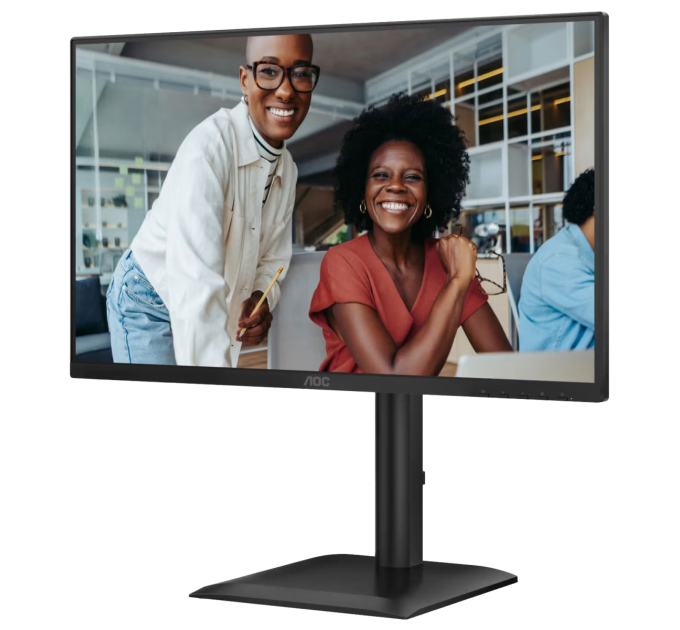 AOC Монiтор TFT AOC 23.8" 24E4CV IPS FHD 120Hz HDMI DP USB-C RJ-45 Pivot USB MM Black