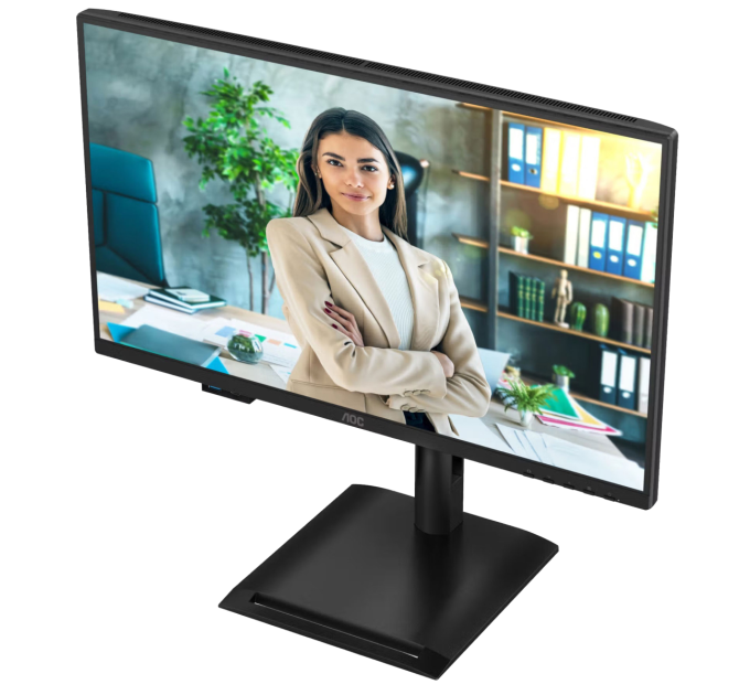 AOC Монiтор TFT AOC 23.8" 24P4U IPS FHD 120Hz VGA HDMI DP Pivot USB MM Black