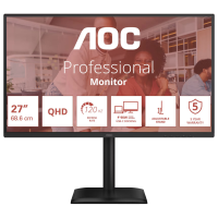 Монiтор TFT AOC 27" Q27E4CV IPS QHD 120Hz HDMI DP USB-C RJ-45 Pivot USB MM