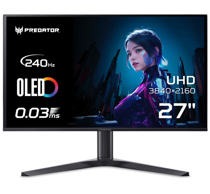Acer Монітор  Acer Predator X27X1bmiippruzx Black (UM.GXXEE.109)