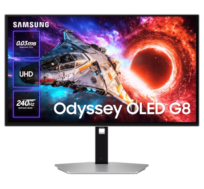 Samsung Монітор  OLED 4K 27",3840*2160,240 Гц  SAMSUNG LS27HG802SIXUA