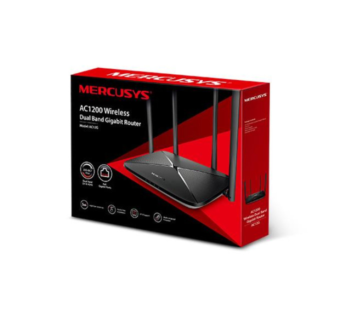Mercusys Двохдіапазонний гігабітний маршрутизатор Mercusys AC12G
