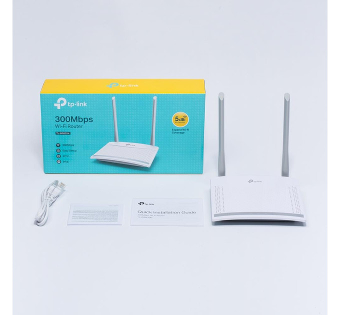 TP-Link Точка доступу з функцією маршрутизації, мережеве обладнання 300MBPS 10/100M 2PORT TL-WR820N TP-LINK