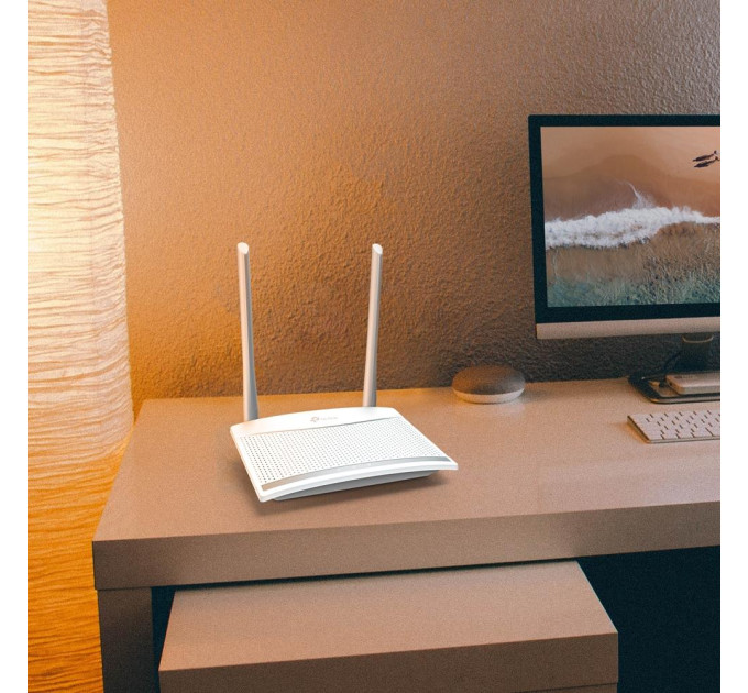 TP-Link Точка доступу з функцією маршрутизації, мережеве обладнання 300MBPS 10/100M 2PORT TL-WR820N TP-LINK