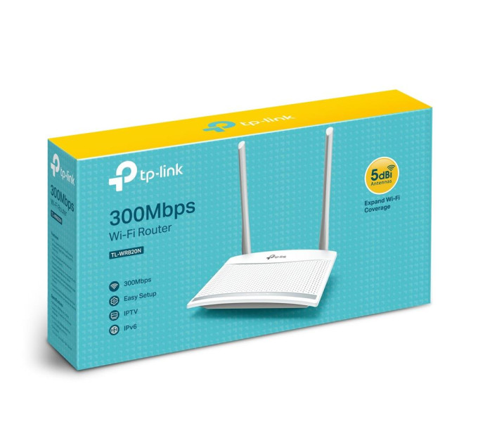 TP-Link Точка доступу з функцією маршрутизації, мережеве обладнання 300MBPS 10/100M 2PORT TL-WR820N TP-LINK