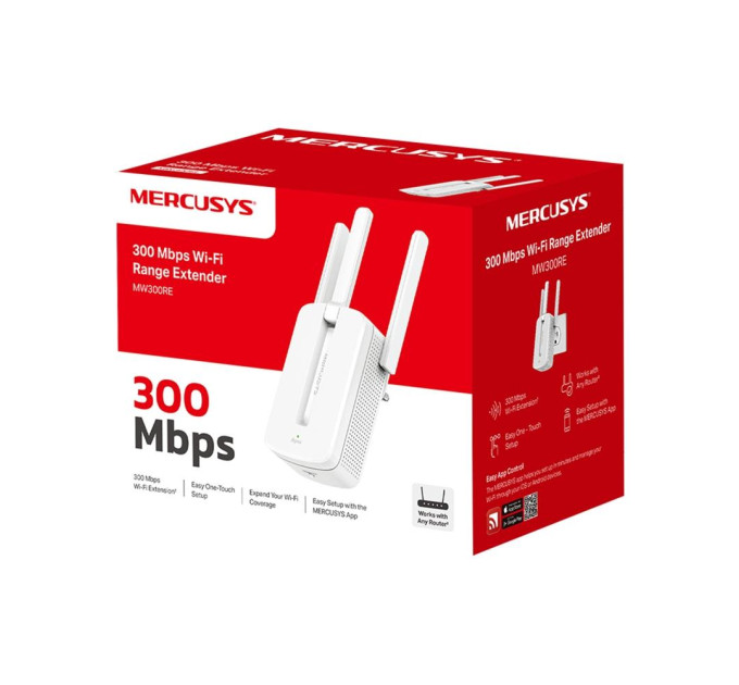Mercusys Підсилювач Wi-Fi сигналу,  MW300RE