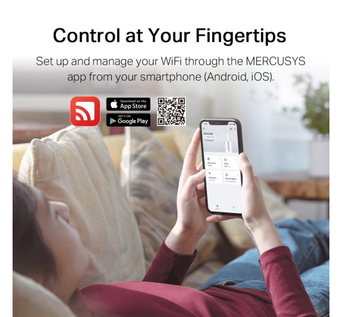 Mercusys Підсилювач Wi-Fi сигналу,  MW300RE