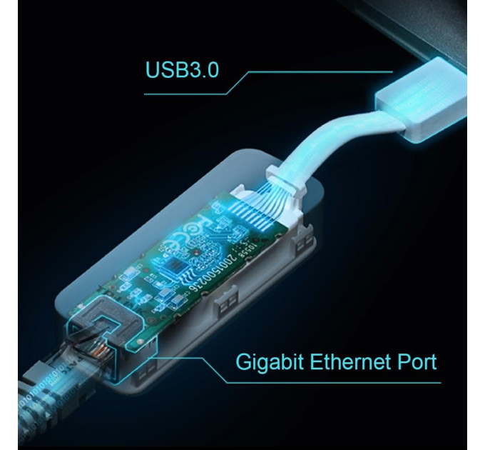 TP-Link Мережеве обладнання, USB-ETH адаптер, UE300  TP-LINK
