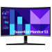 Samsung Монiтор Samsung 27" Essential S3 S27D390G (LS27D390GAIXUA) VA Black Curved 100Hz