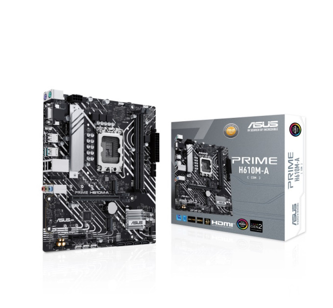 ASUS Материнська плата Asus Prime H610M-A-CSM Socket 1700