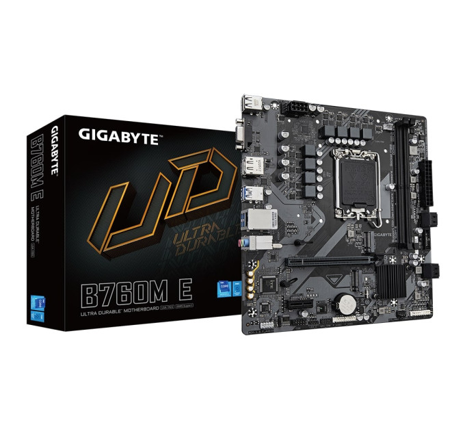 GIGABYTE Материнська плата Gigabyte B760M E Socket 1700