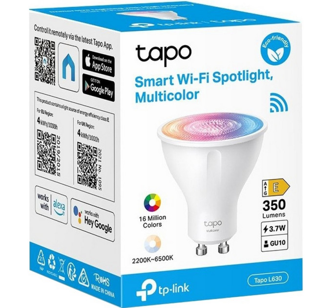TP-Link Розумна багатокольорова Wi-Fi лампа TP-Link Tapo L630