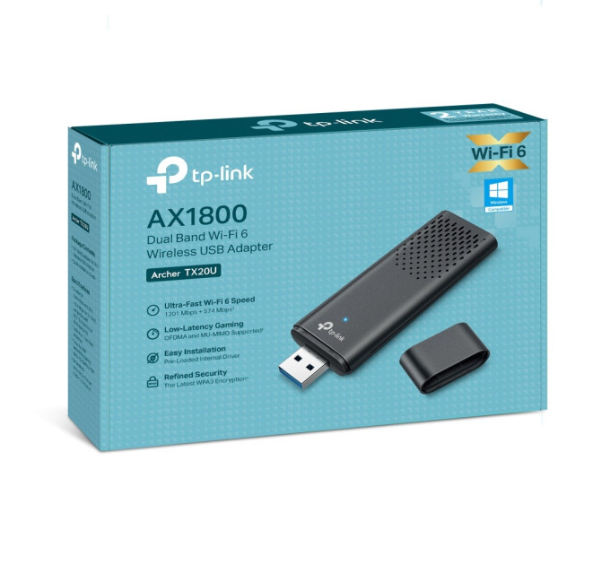 TP-Link Бездротовий адаптер TP-Link Archer TX20U