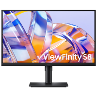 Монітор Samsung 27" ViewFinity S8  HDMI, DP, USB, USB-C, IPS, 3840x2160, Pivot