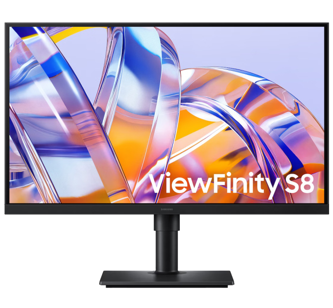 Samsung Монітор Samsung 27" ViewFinity S8  HDMI, DP, USB, USB-C, IPS, 3840x2160, Pivot