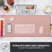 Logitech Килимок для мишки Logitech Desk Mat Studio Series Darker Rose (956-000053)