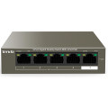 Tenda Коммутатор Tenda TEG1105P-4-63W (1xGE+4xGE PoE, 58Вт max)