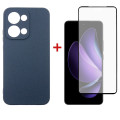 Dengos Чохол до мобільного телефона Dengos Oppo Reno13 5G Carbon+glass Blue (DG-KM-177)
