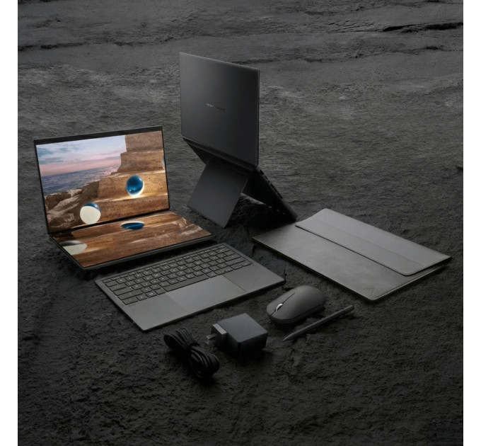 Ноутбук ASUS Zenbook Duo UX8407AA-SN604W 14" 3K Touch OLED, Intel Ultra X9 378H, 32GB, F2TB, UMA, Win11P, Сірий