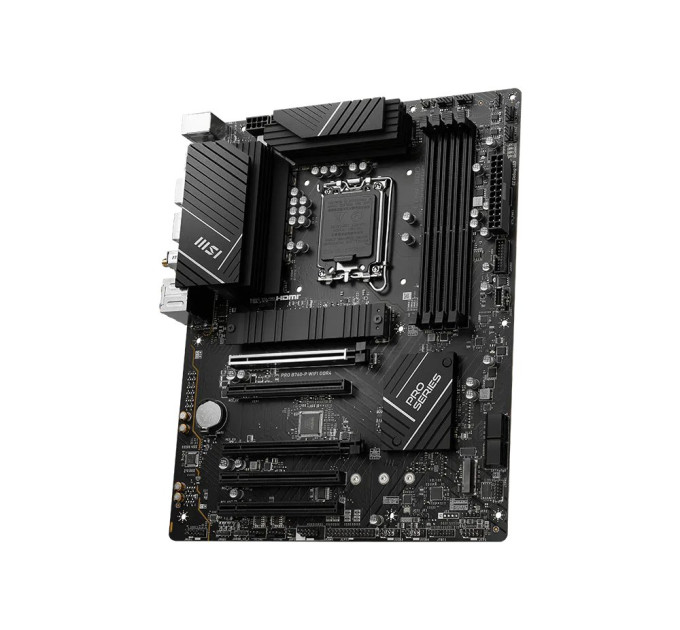 Материнcька плата MSI PRO B760-P WIFI DDR4 s1700 B760 4xDDR4 M.2 HDMI DP ATX
