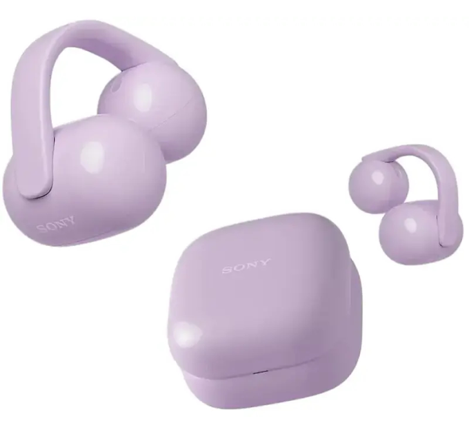 Sony Навушники TWS Sony LinkBuds Clip BT 5.3, IPX4, SBC, AAC, Mic, Фіолетовий