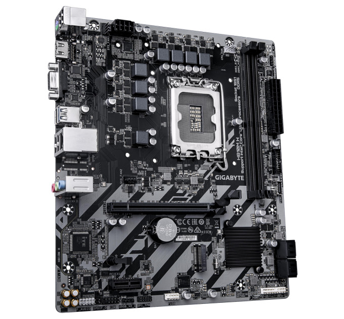 GIGABYTE Материнська плата GIGABYTE H810M K s1851 H810 2xDDR5 M.2 HDMI DP mATX