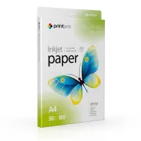 Фотопапір PrintPro глянц. 180г/м, A4 50л (PGE180050A4)