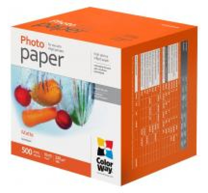 Фотопапір CW матовий 220г/м, 10x15 PM220-500
